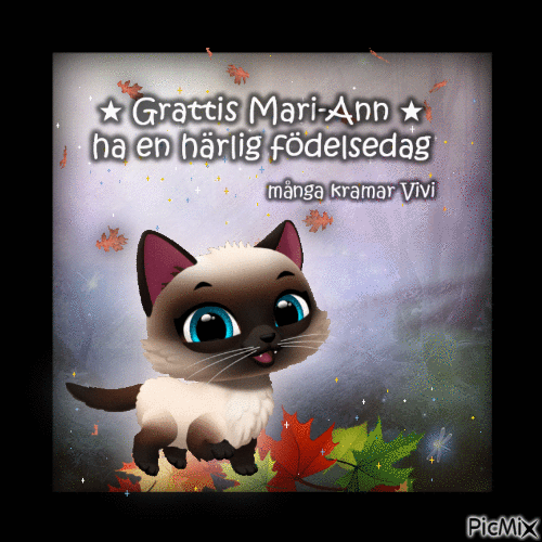 Grattis Mari-Ann 2023 - Free animated GIF