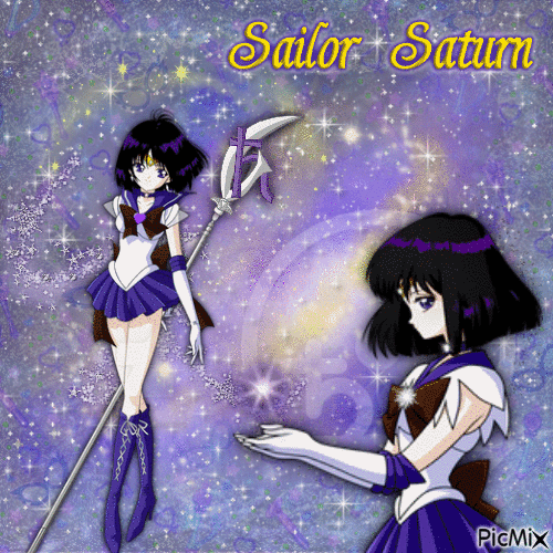 Sailor Saturn - Gratis animeret GIF