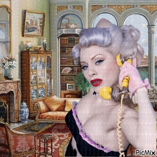 TELEPHONE A UNE AMIE - gratis png