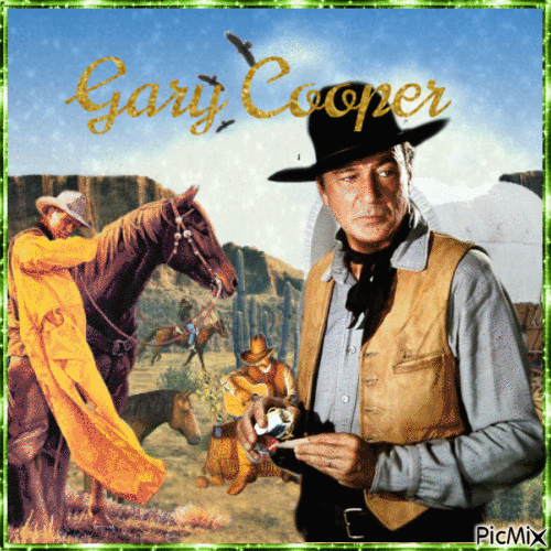 Gary Cooper - GIF animado gratis