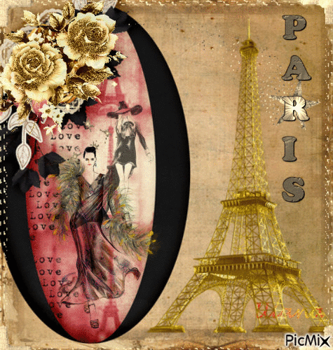 gold Paris.... - Gratis animeret GIF