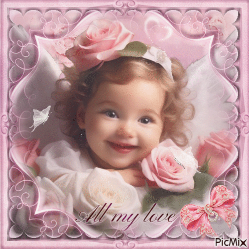 Little angel of love - Free animated GIF