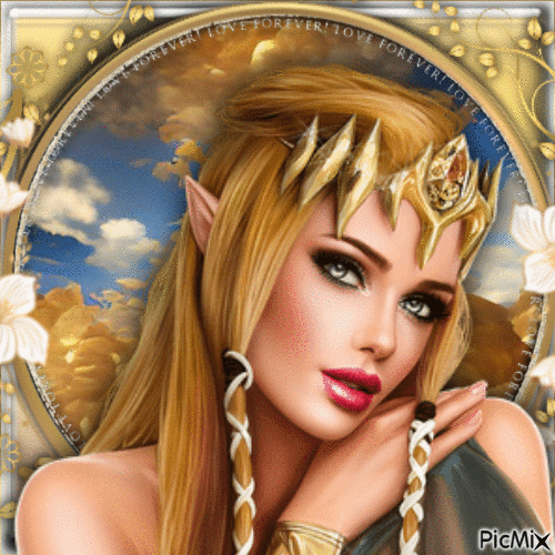 Fantasy Woman-RM-10-10-23 - GIF animé gratuit