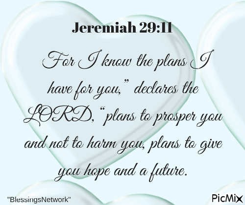 Jeremiah 29:11 - ilmainen png