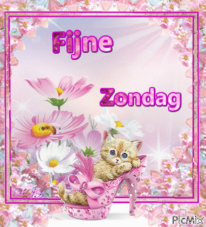 Fijne Zondag - Бесплатный анимированный гифка