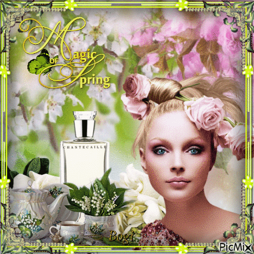 Magical fragrances of spring... - Animovaný GIF zadarmo