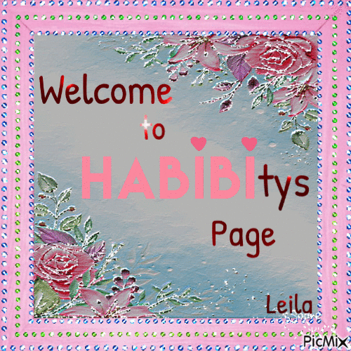 Welcome to Habibitys Page. - Gratis animeret GIF