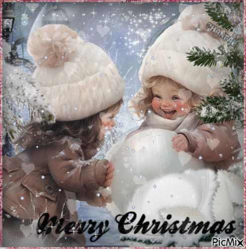Heureux Noël à toutes et tous.... - Δωρεάν κινούμενο GIF