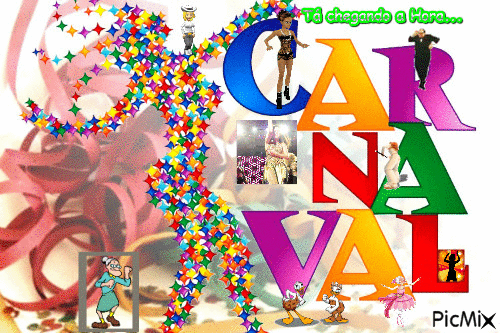 Carnaval vem Aí ... - Безплатен анимиран GIF