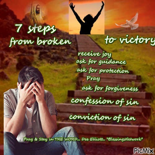 7 steps to victory - PNG gratuit