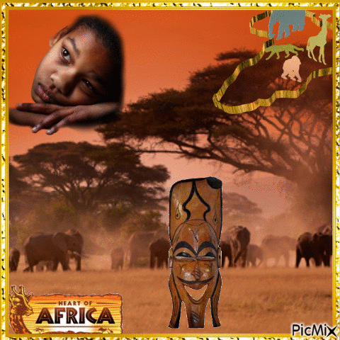 AFRICA - Gratis animerad GIF