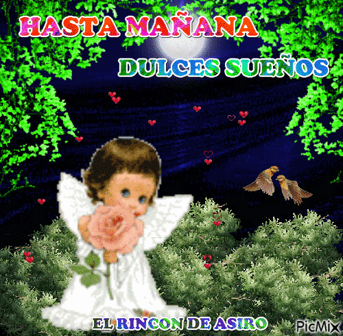 HASTA MAÑANA - Darmowy animowany GIF