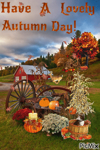 Autumn Day - GIF animasi gratis