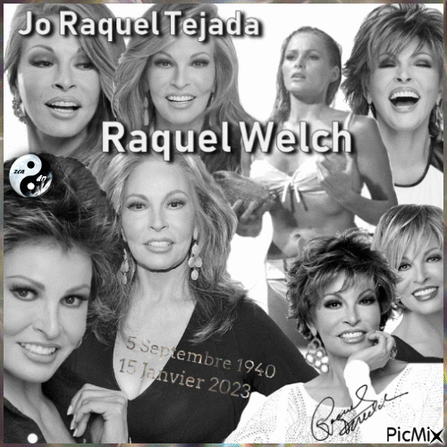 ✦ RIP Raquel Welch - GIF animé gratuit