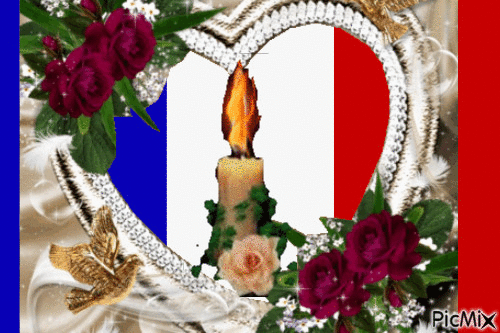 Gedenken an Paris - Ilmainen animoitu GIF