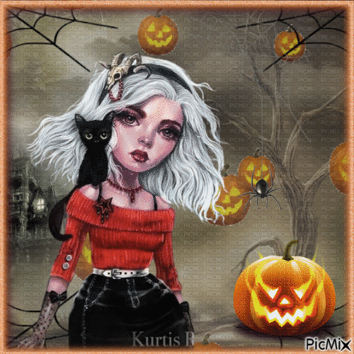 Kurtis Rykovich - Halloween. - Zdarma animovaný GIF