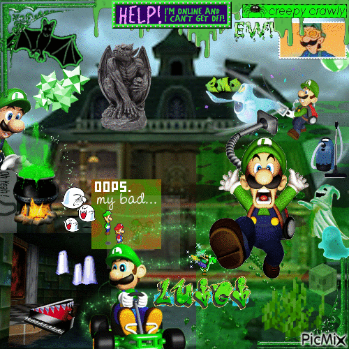 Luigi Time! - Nemokamas animacinis gif