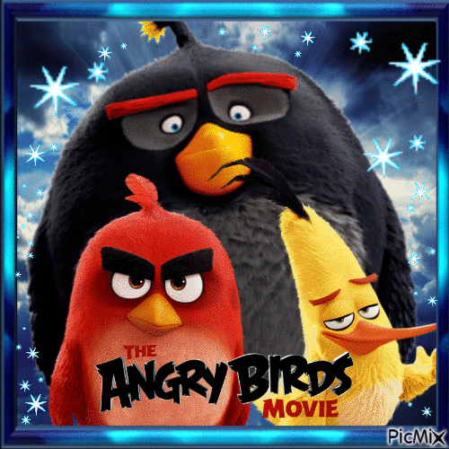 The Angry Birds - Animovaný GIF zadarmo