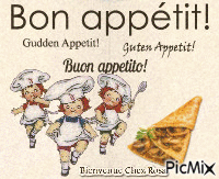 Bon appétit - Бесплатный анимированный гифка