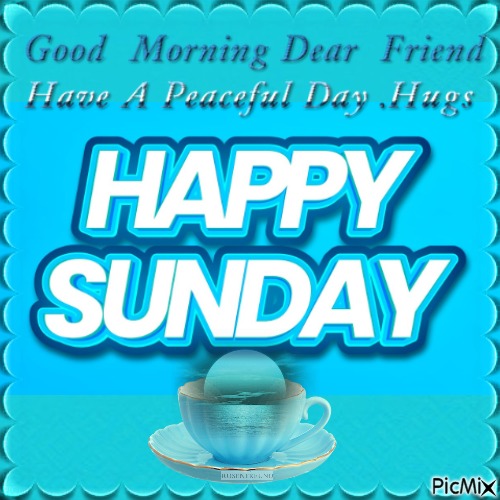 Happy Sunday - PNG gratuit