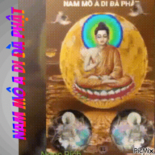 Nam Mô A Di Đà Phật - Безплатен анимиран GIF