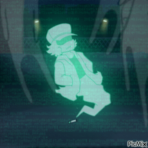 WOWOWOWO!!! Sp00ky GARCELLO Ghost!!!!(fnf garcello) - Free animated GIF