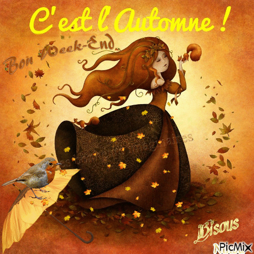 week-end d automne ! - 免费动画 GIF