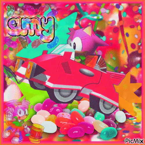 never fear! amy rose is here! - GIF animado gratis