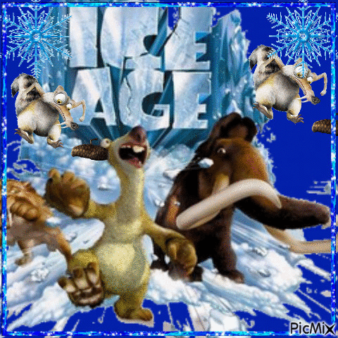 ICE AGE - GIF animado grátis