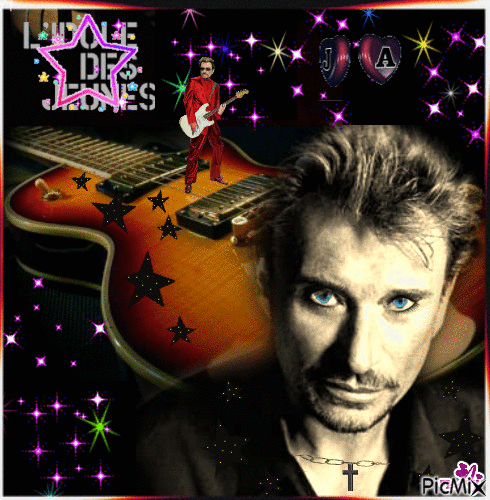 Concours "Johnny Hallyday" - Free animated GIF