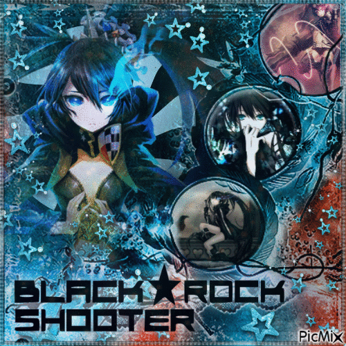 Black Rock Shooter - Gratis animeret GIF