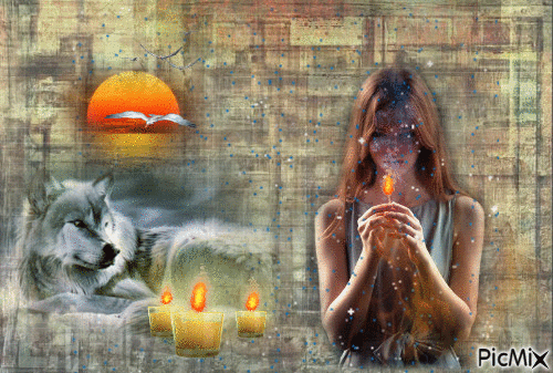 Тепло свечи - Ingyenes animált GIF