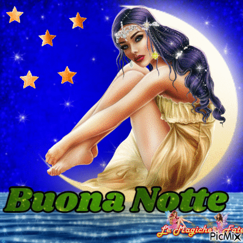 Buona Notte - Ingyenes animált GIF