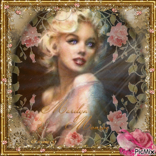 Marilyn je t'adore ♥ - GIF animado grátis