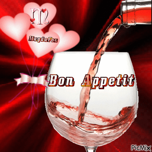 BON APPETIT - Zdarma animovaný GIF