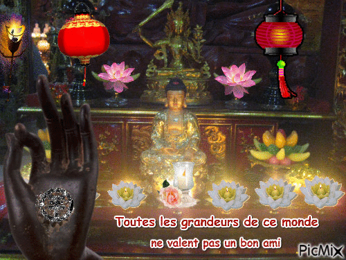 Bouddhas - Ilmainen animoitu GIF