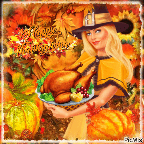 Happy Thanksgiving - Free animated GIF