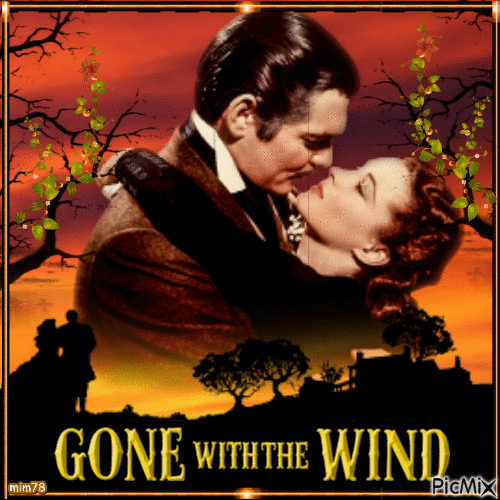 Gone with the wind - Gratis animeret GIF