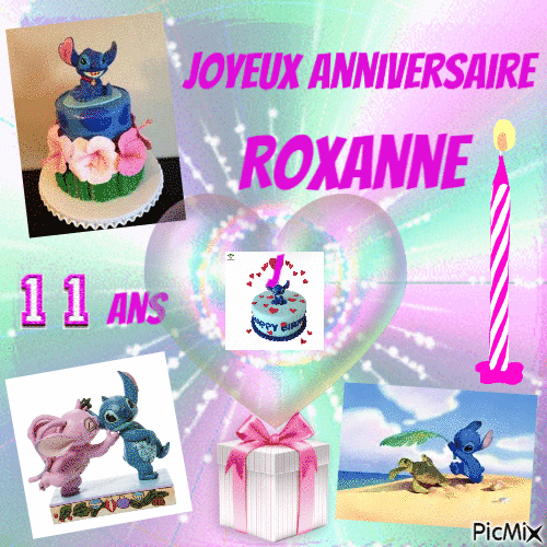 11 ans de Roxanne - Ücretsiz animasyonlu GIF