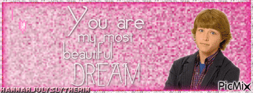 {You are my most Beautiful Dream - Banner} - Free animated GIF