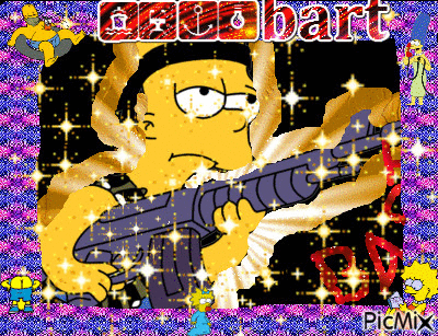 Bart - Nemokamas animacinis gif
