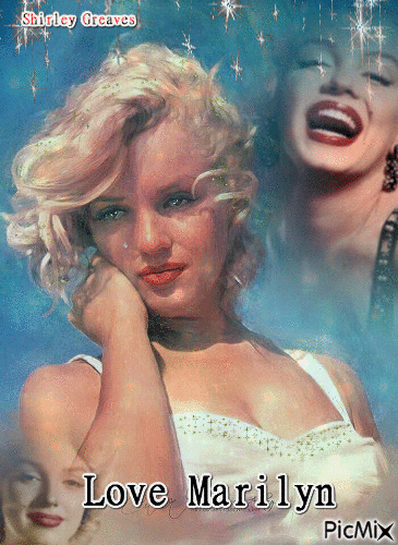 Love Marilyn - Free animated GIF