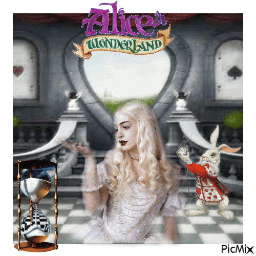 Alice In Wonderland - Animovaný GIF zadarmo