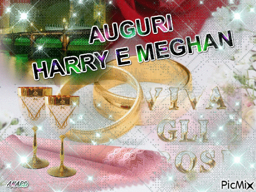 AUGURI HARRY E MEGHAN - 無料のアニメーション GIF