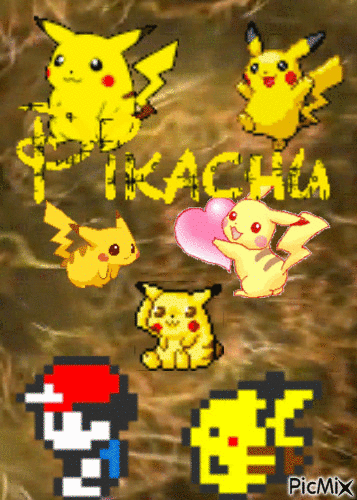 Pikachu - Nemokamas animacinis gif