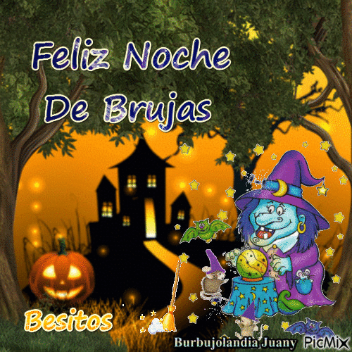 Feliz Noche de Brujas - GIF animado gratis - PicMix