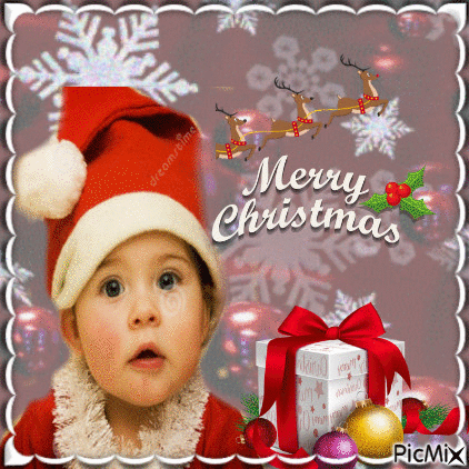 Baby Christmas - Bezmaksas animēts GIF