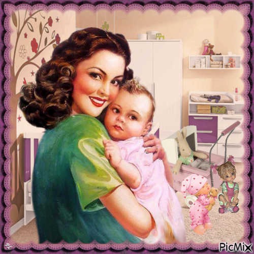 Mother and child - Contest - gratis png