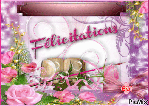 Diplome Fleurs 2 - Zdarma animovaný GIF