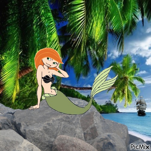 Kim Possible mermaid - ücretsiz png